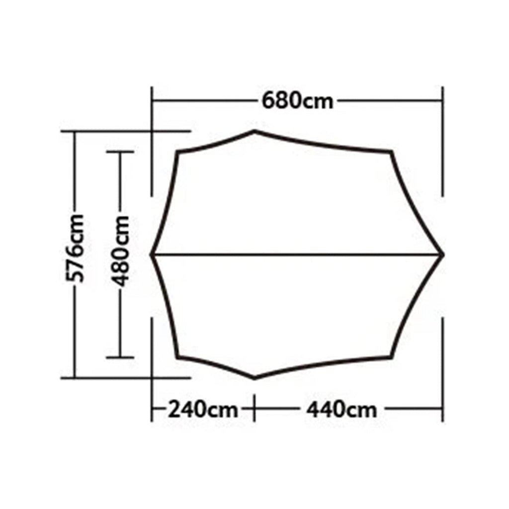 Naturehike Cloud Skies Octagonal Large Tarp Lite (2026)