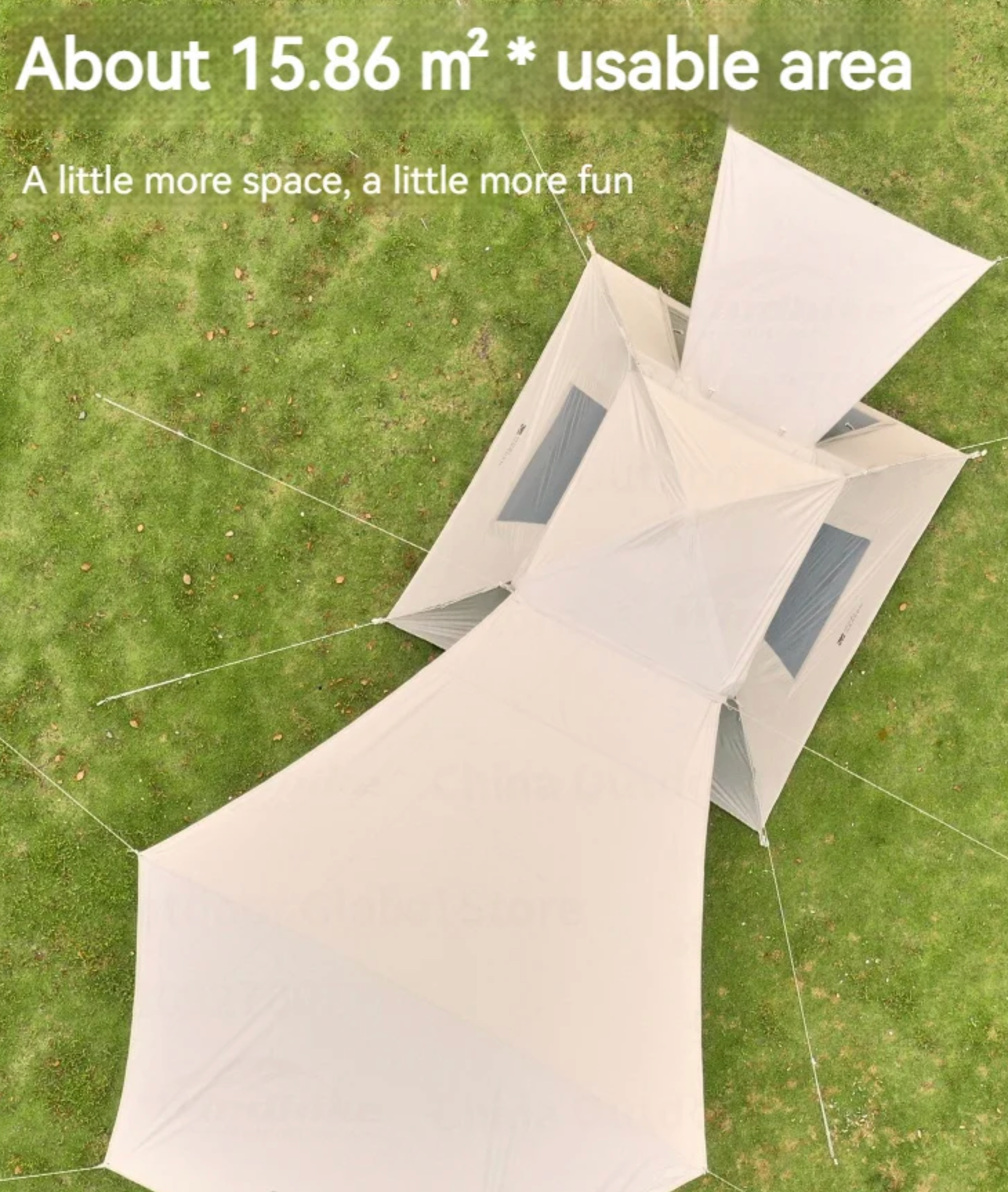 Mobi Garden Instant Set-Up Tent Vinyl Coated