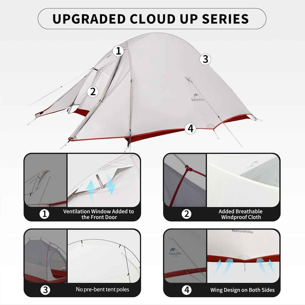 Cloud Up™ Pro 2-Person Ultralight Backpacking Tent