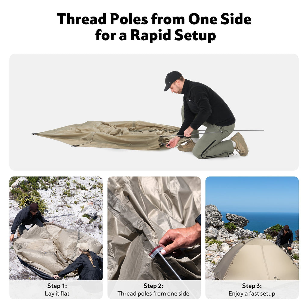 Naturehike Giling Pro™ 4-Season 2-Person Backpacking Tent (2026)