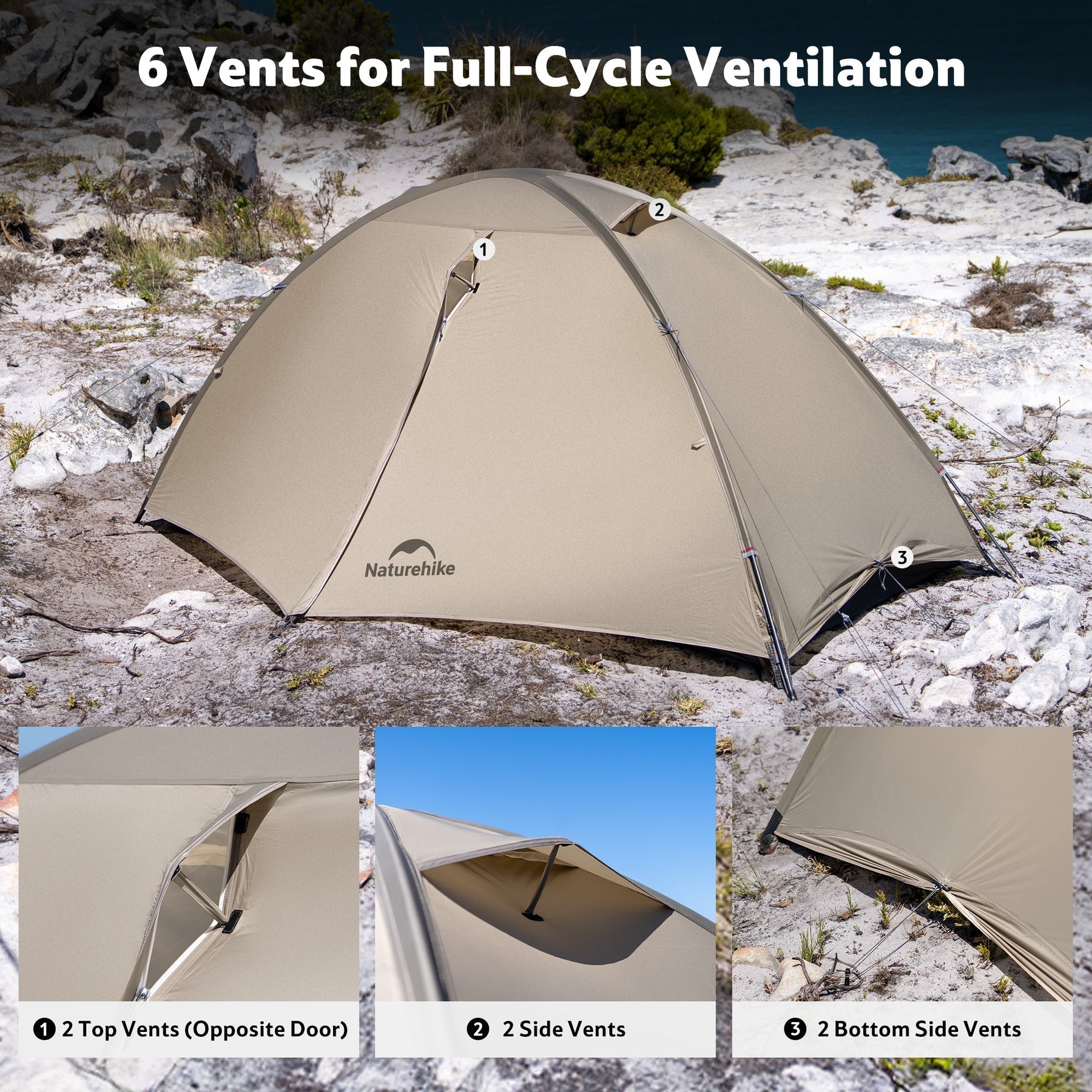 Naturehike Giling Pro™ 4-Season 2-Person Backpacking Tent (2026)